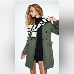 NWT Mango Wool Blend Coat Size Small